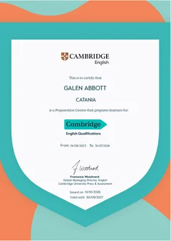 Cambridge English Preparation Centre - Galen Abbott, Catania